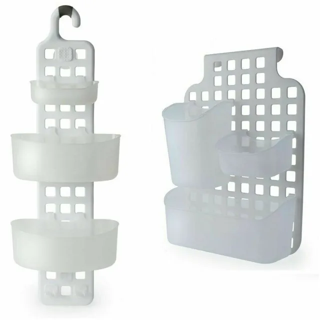 Plastic Hanging Storage Organiser Over The Door Kitchen Cupboard Door ...