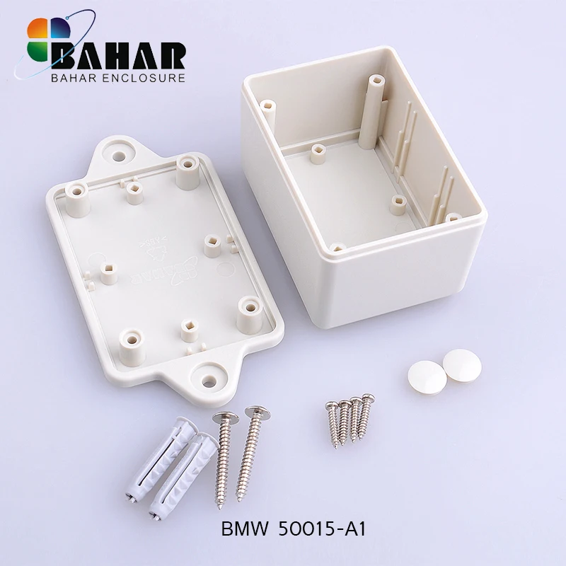 Outlet box Bahar abs plastic electrical wall mounting PCB enclosure box