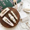 XULIN New Trendy Different Shapes Hair Clip Pearl For Women Gift