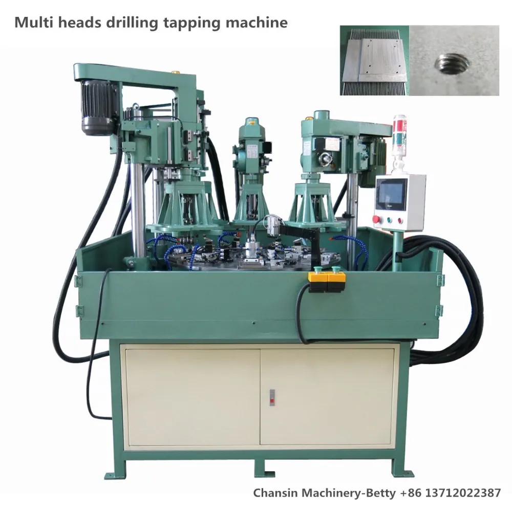 6 Stations With Rotary Table Multi Spindle Multi Heads Drilling Tapping