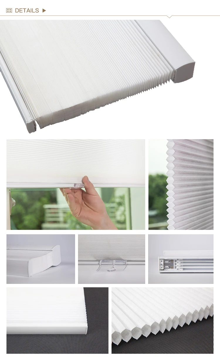 Sound Absorbing Thermal Window Blinds Cordless Cellular Shade