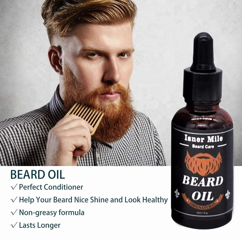 Oemodm Private Label 100 Natural 30ml Mens Beard Care Organic Scented Beard Oil Beard Growth 1958