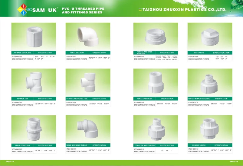 Pvc Male Female Threaded Adapter Buy Female Male Pipe Adapter,Pvc