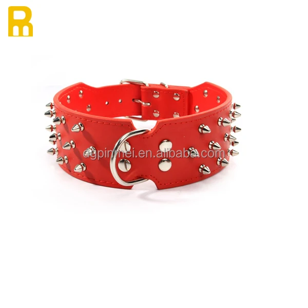 leather female dog collars