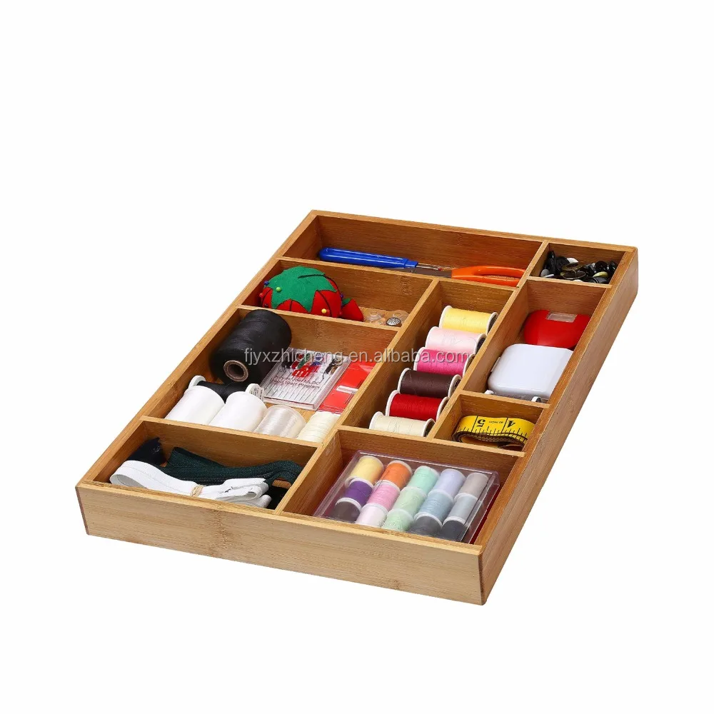 Kitchen Drawer Organizer Tray Bamboo Cutlery Silverware Trays Dividers For Adjule Kitchen Drawer Organizer Tray Bamboo Cutlery Silverware Trays Dividers For Adjule