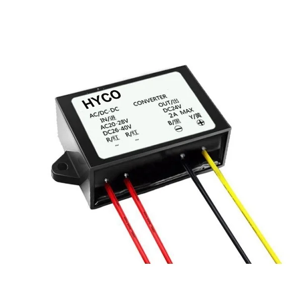 24vac To 24vdc 24v Ac Dc Power Converter 1a/1.5a/2a Buy 24vac To