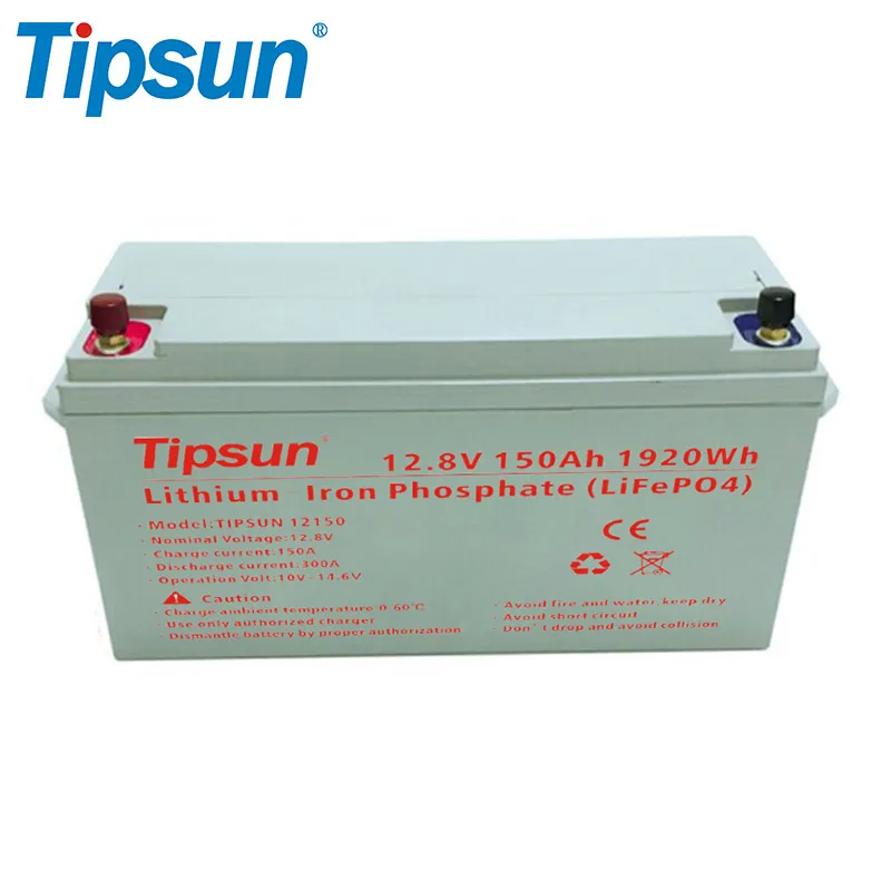 Tipsun Brand Lithium ion Battery Rechargeable 12V Battery