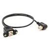 High Quality USB 2.0 B Adapter Male to Female Connections 90 Degree Printer Extension Cable