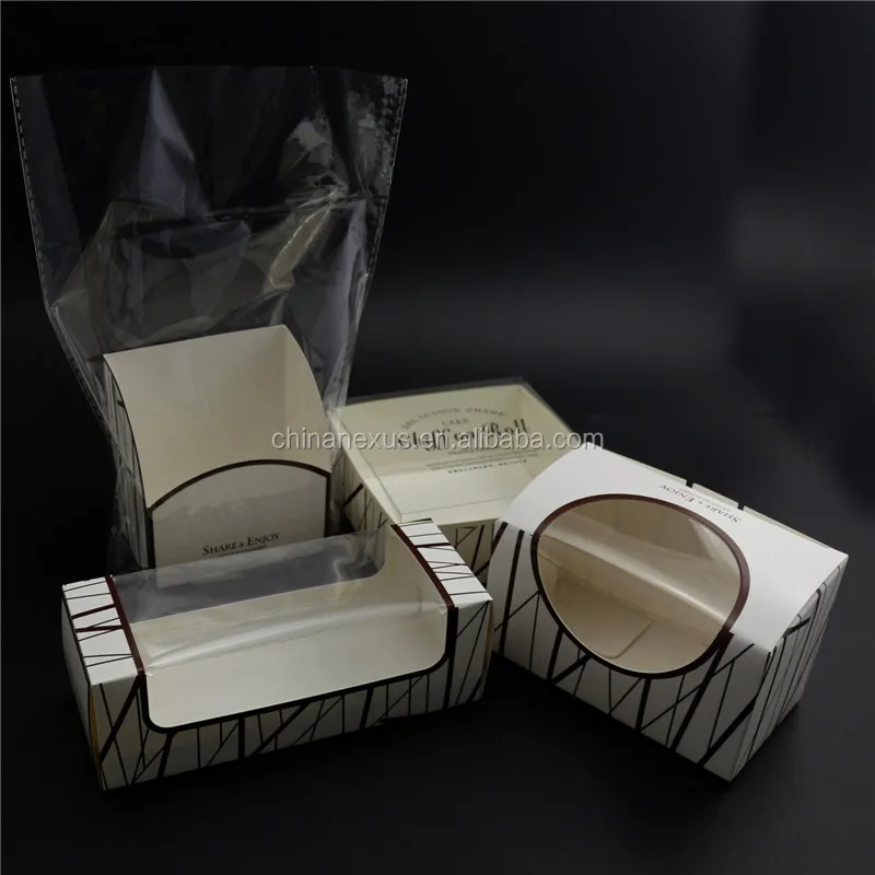 Leisure Food Kraft Paper Packaging Box With Plastic Lid Buy Leisure