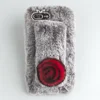 fur fluffy furry faux fuzzy stussy phone case for iphone 6 7 8 6 plus 7 plus 8 plus