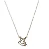 Sterling Silver Dainty Peace Dove Spiritual Jewelry Pendant Charm Necklace