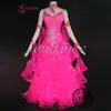 B-10196 Newest Excellent Tailor-Made Bright Pink Girls Christmas Dance Dresses For Women