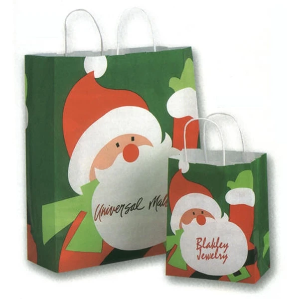 Eco Friendly Christmas Paper Drawstring Gift Bag - Buy Eco Bag ...