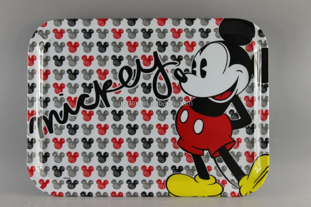Square Melamine Serving Trays For Children
