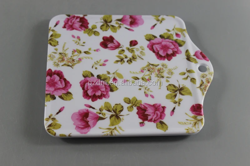 Flower Plastic Table Mat Melamine Pot Holder