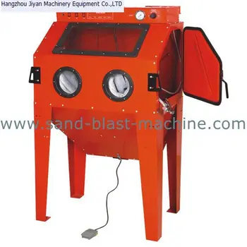 350lvertical Sandblasting Cabinet Industrial Sand Blasting Machine