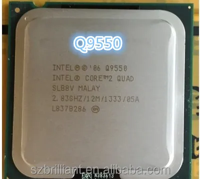 Intel Core 2 Quad Q9550 2.83Ghz 12M Cache 1333 MHz FSB SLAWQ SLBBV