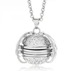Personality Jewelry Long Fashion Cage Statement Jewelry Necklaces Copper Photo Locket Necklace