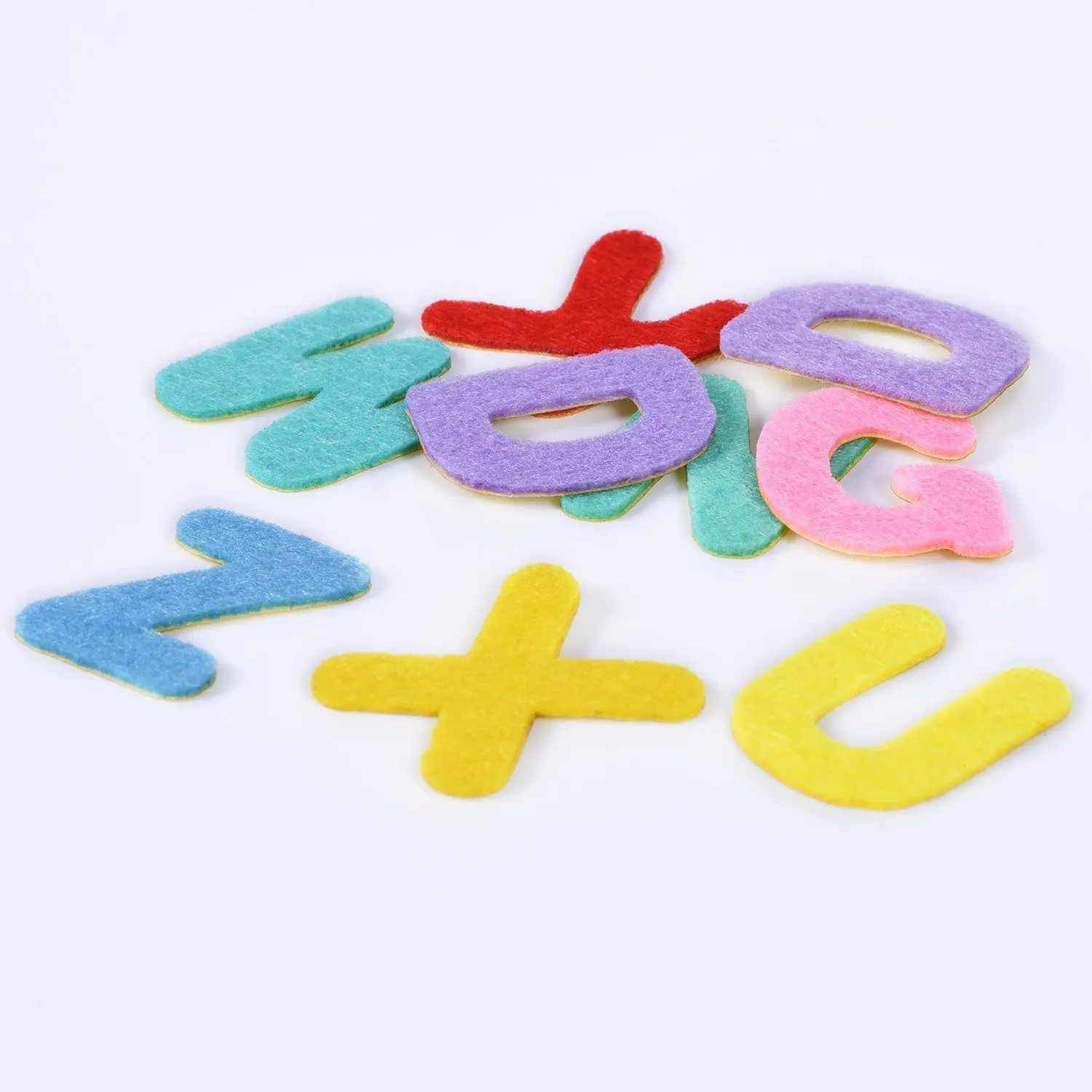 Customized Die Cut Adhesive Felt Alphabet Letter Stickers For Diy Craft