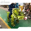 Indoor games for malls animatronic walking Triceratops rides