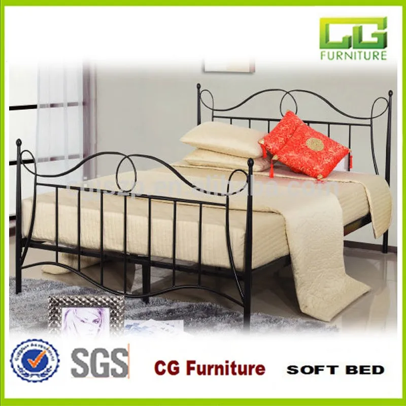 Factory Price Wholesale Latest Double Metal Bed Design For Sale