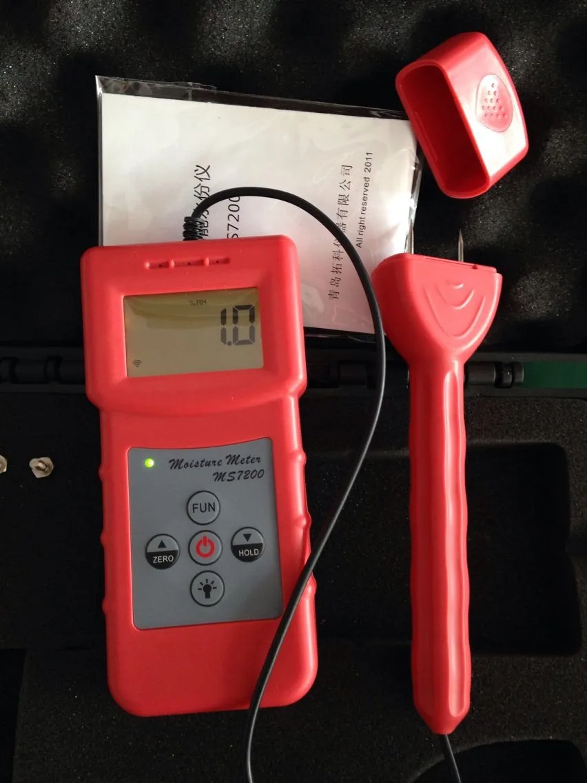 Ms7200+ Paper Moisture Meter Paper Moisture Analyzer Carton Tube