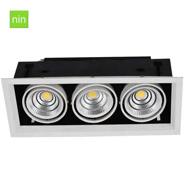 New 60W High Power Recessed led ceiling lights For High Ceiling recessed downlight led cob down light