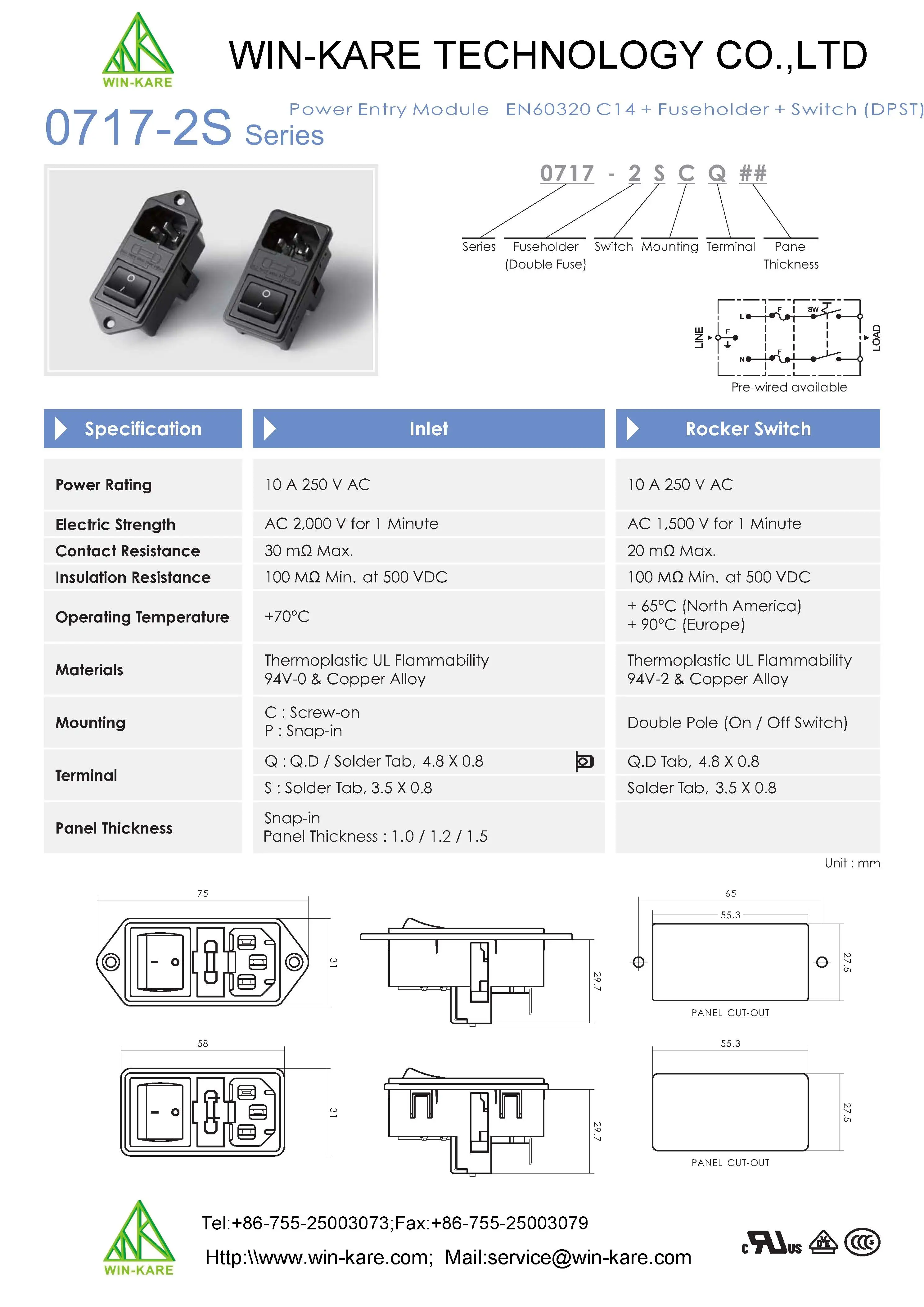 Medical Power Sockets With Double Fuse Ac Power Sockets 0717 2s Series C14 Fuseholder Switch Buy En603 C14 Fuseholder Switch Dpst Power Entry Module Three In One Socket Product On Alibaba Com