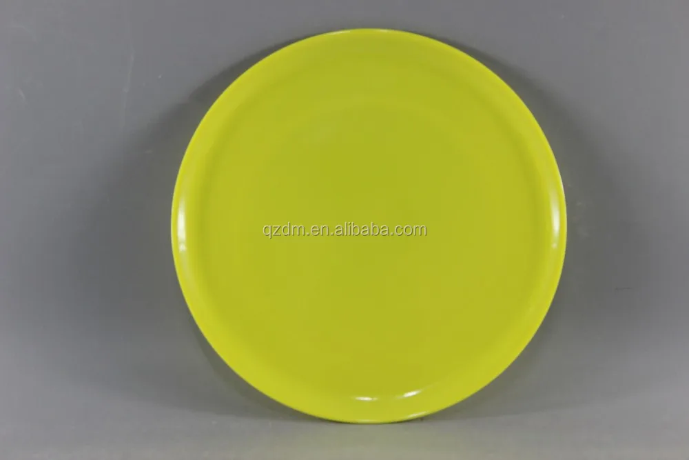 Yellow Melamine Tableware Plate/Melamine Dinner Plate/Plastic Plate