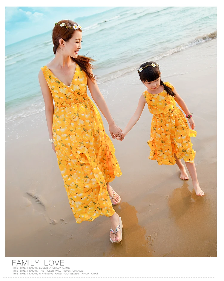 mother and daughter beach dresses