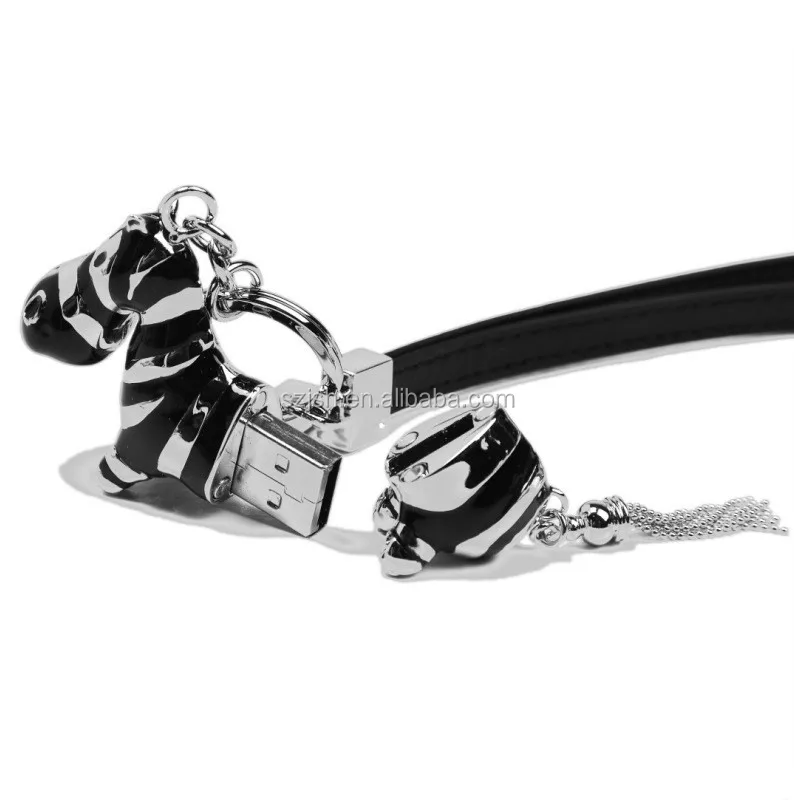 Custom print logo usb 2.0 horse shape metal 2tb usb flash drive - ANKUX.COM