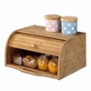 Factory Price for Roll Top Kitchen Food Storage Natural Bamboo Bread Box