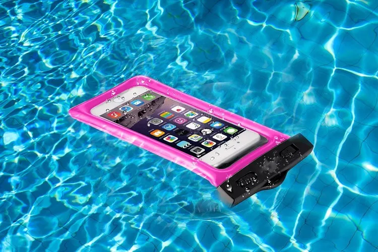 USA Amazon most popular, Eco-friendly high quality Soft TPU case swimming mobile phone waterproof bag