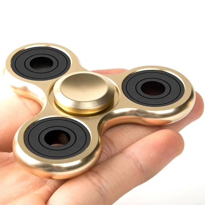 Figit Tangan Stres Mainan  Tri Gelisah Spinner  Peredam 