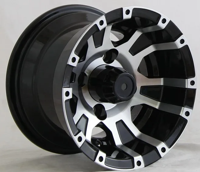 10英寸高尔夫球车合金车轮,4x101.6 轮轮辋