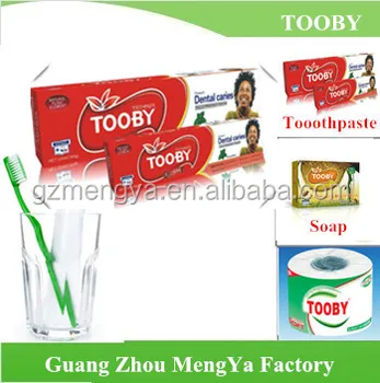 Marca tooby tipi di dentifricio fabbrica 60g 160g striscia di colore ... Tipi di colori