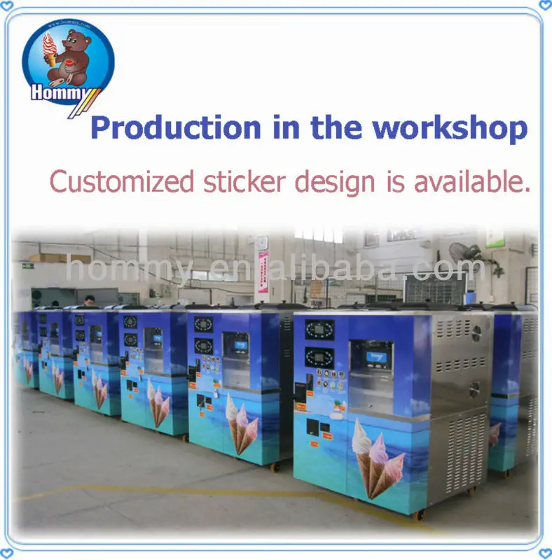 Coin ice best sale cream machine