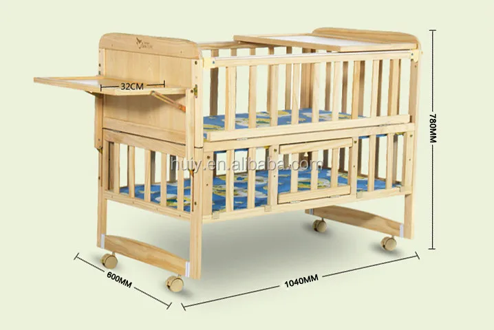 Custom Made Unfinished Wooden Baby Crib Custom Made Unfinished Wooden Baby Crib