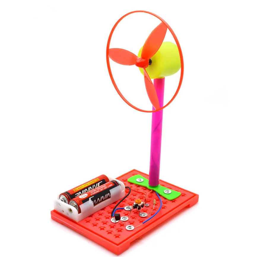 Custom School Educational Diy Science Kits Diy Electric Fan - Buy Diy ...