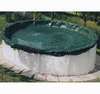 Eyelet drainage above ground pool cover dust leaf cover with winch cable