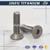 CE Certified shanghai jinfu titanium screw titanium red anodized titanium bolts With ISO9001