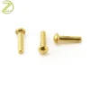 CNC machinery hardware brass blind rivets mushroom head solid rivets