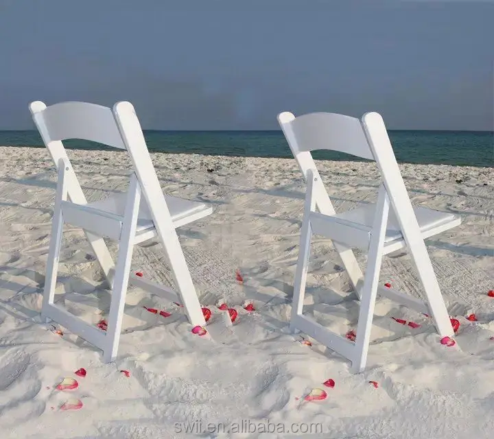 Hot Sell Used White Folding Wood Chairs 