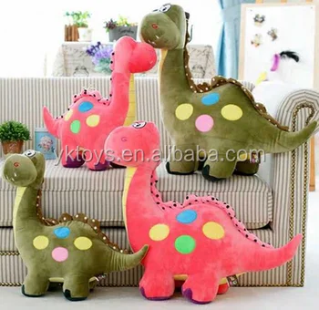 pink dinosaur stuffed toy