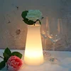 Factory waterproof light up illuminated led light flower vase led flower pot