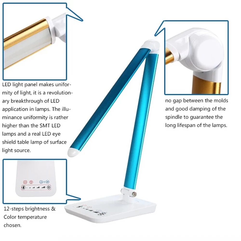 Energy Saving Reading Led Desk Lamp And Bedroom Led Table Lamp High