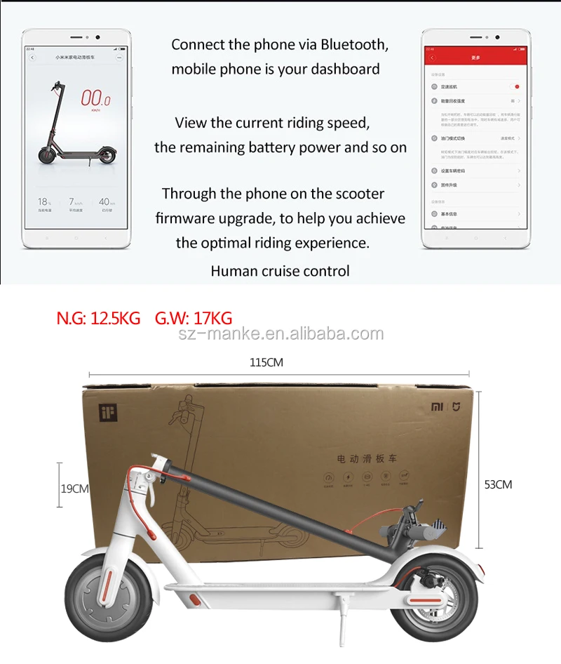 High Quality Foldable Electric Kick Scooter, Original XIAOMI MIJIA M365 Scooter, Smart Self Balancing Scooter, View Foldable Electric Kick Scooter,