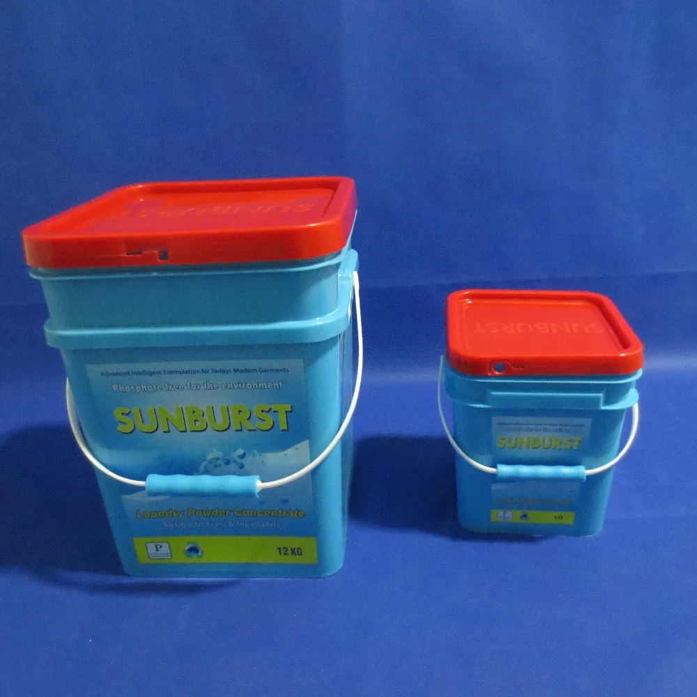 5000ml rectangular plastic bucket/plastic pail/rectangular plastic bucket with lid