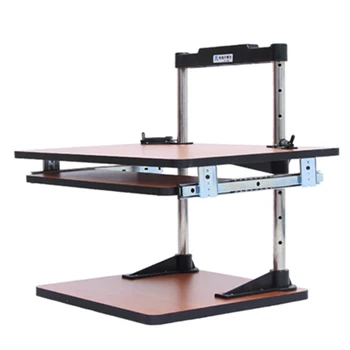 Standing Desk Bonus Keyboard Tray Sit To Stand Desk Convert Height