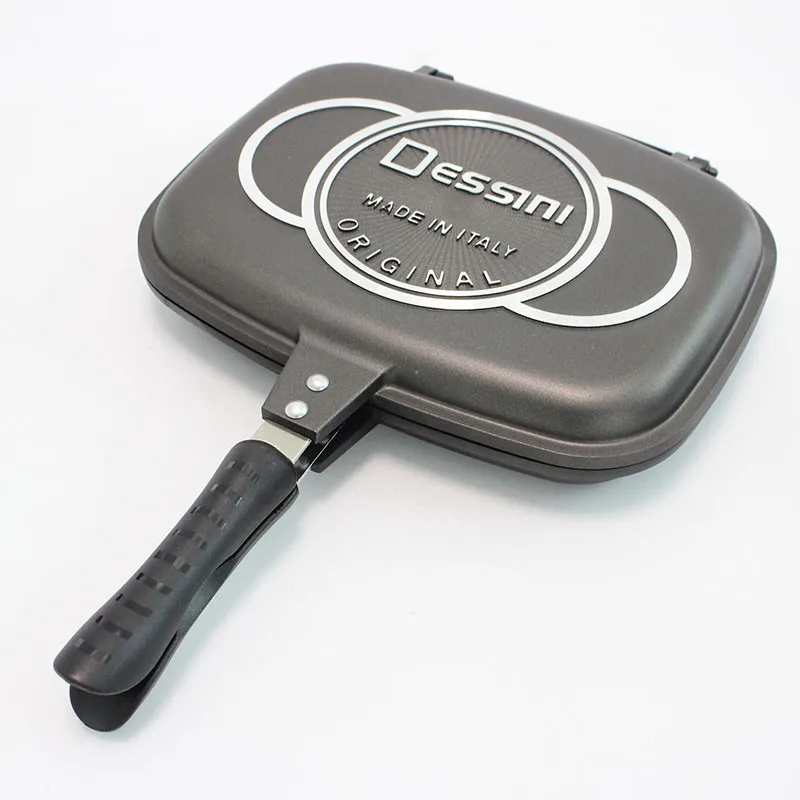 Nonstick Double Side Grill Pan With Bakelite Handle Buy Double Sided